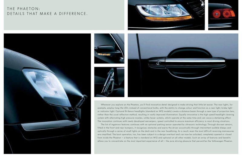 Volkswagen’s 2005 Phaeton brochure
